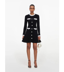 [SELF PORTRAIT] Long sleeve dress FW26 AW26099SBBLACK