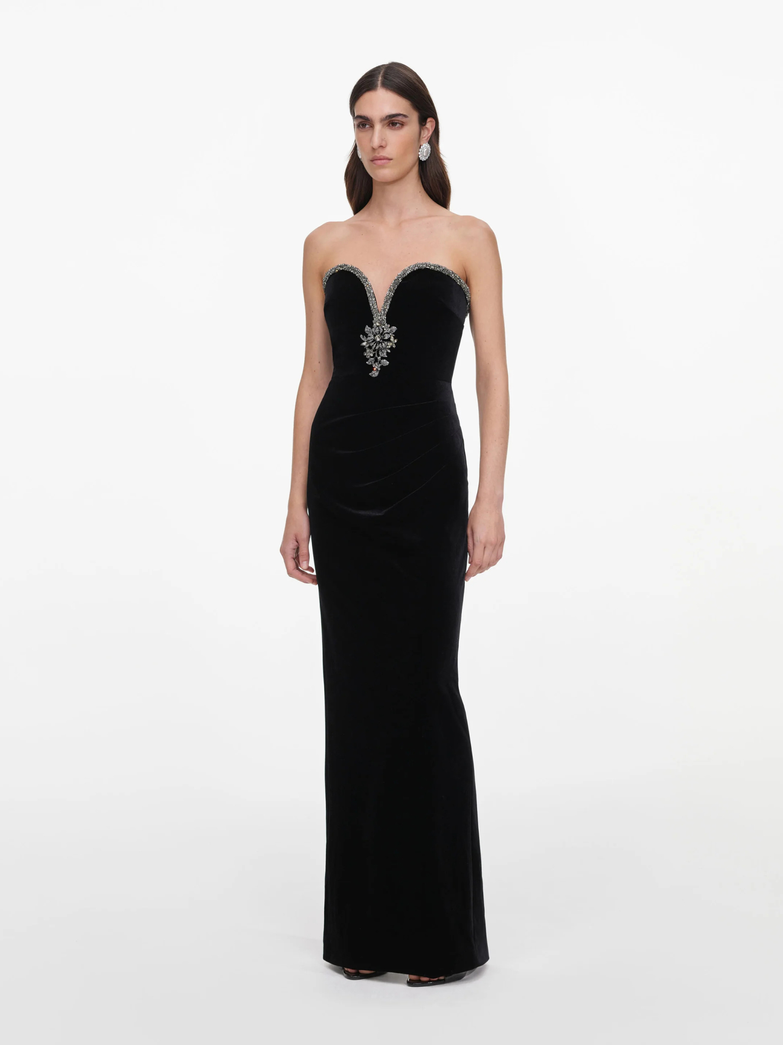 [SELF PORTRAIT] Sleeveless dress FW26 AW26161XBBLACK