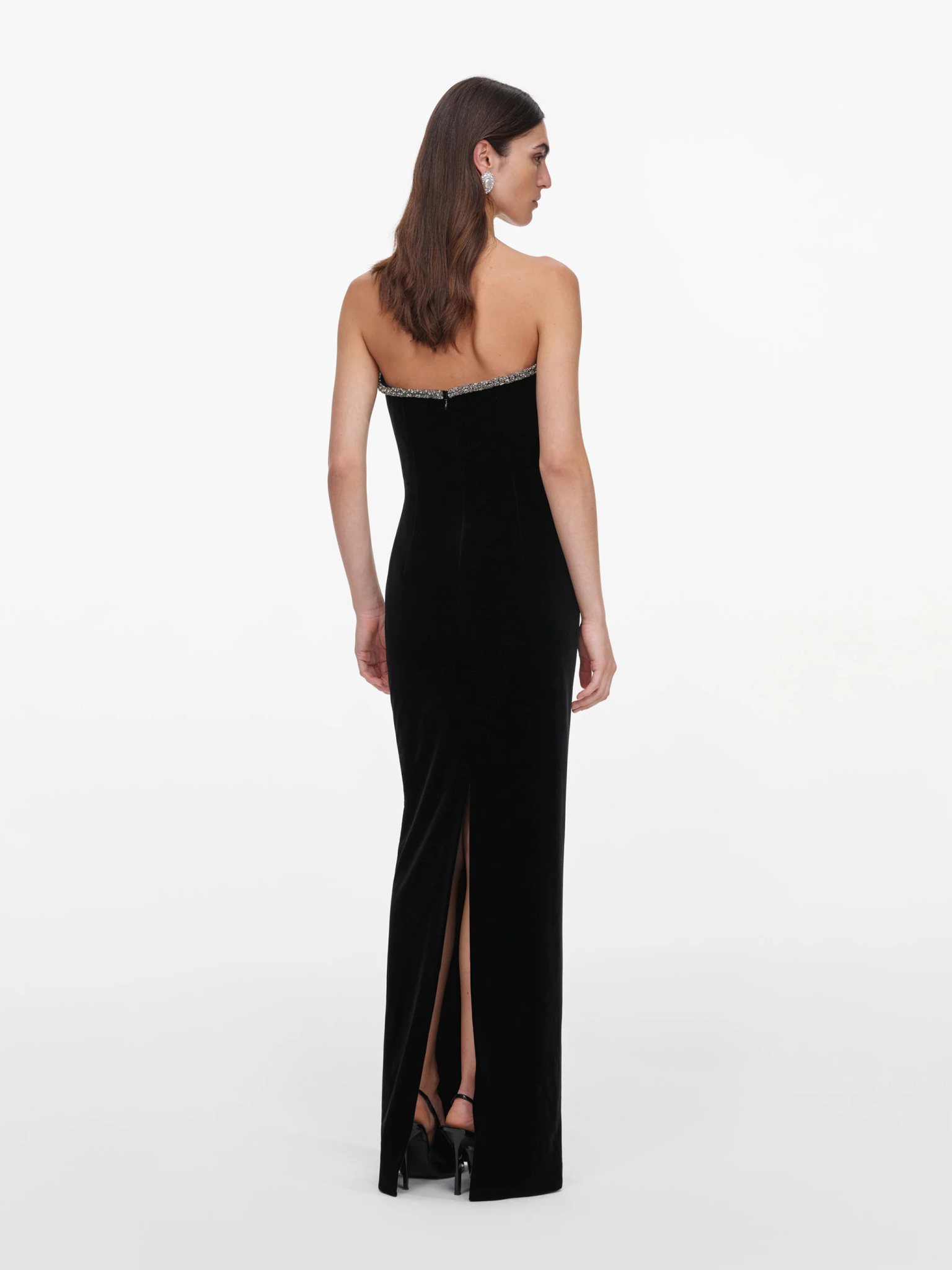 [SELF PORTRAIT] Sleeveless dress FW26 AW26161XBBLACK