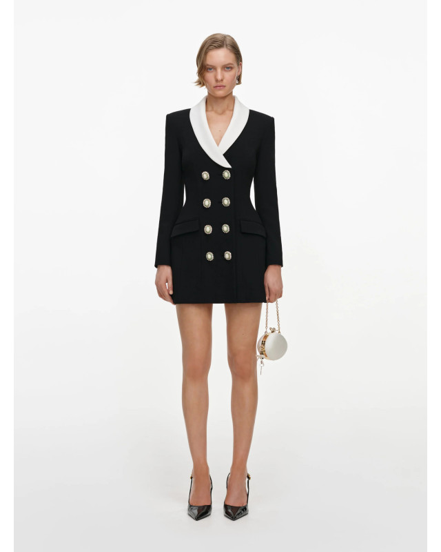 [SELF PORTRAIT] Long sleeve dress FW26 AW26054SBBLACK