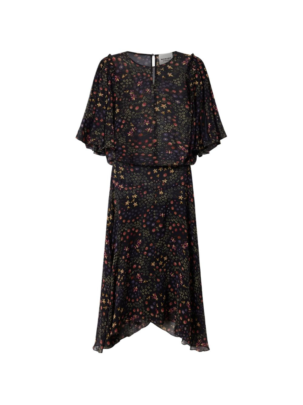 [Marant Etoile] Short sleeve dress FW26 RO1111FAD3J01E01BK