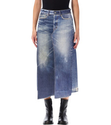 [Our Legacy] Midi skirt FW26 W4265CAZAZURE PRIN