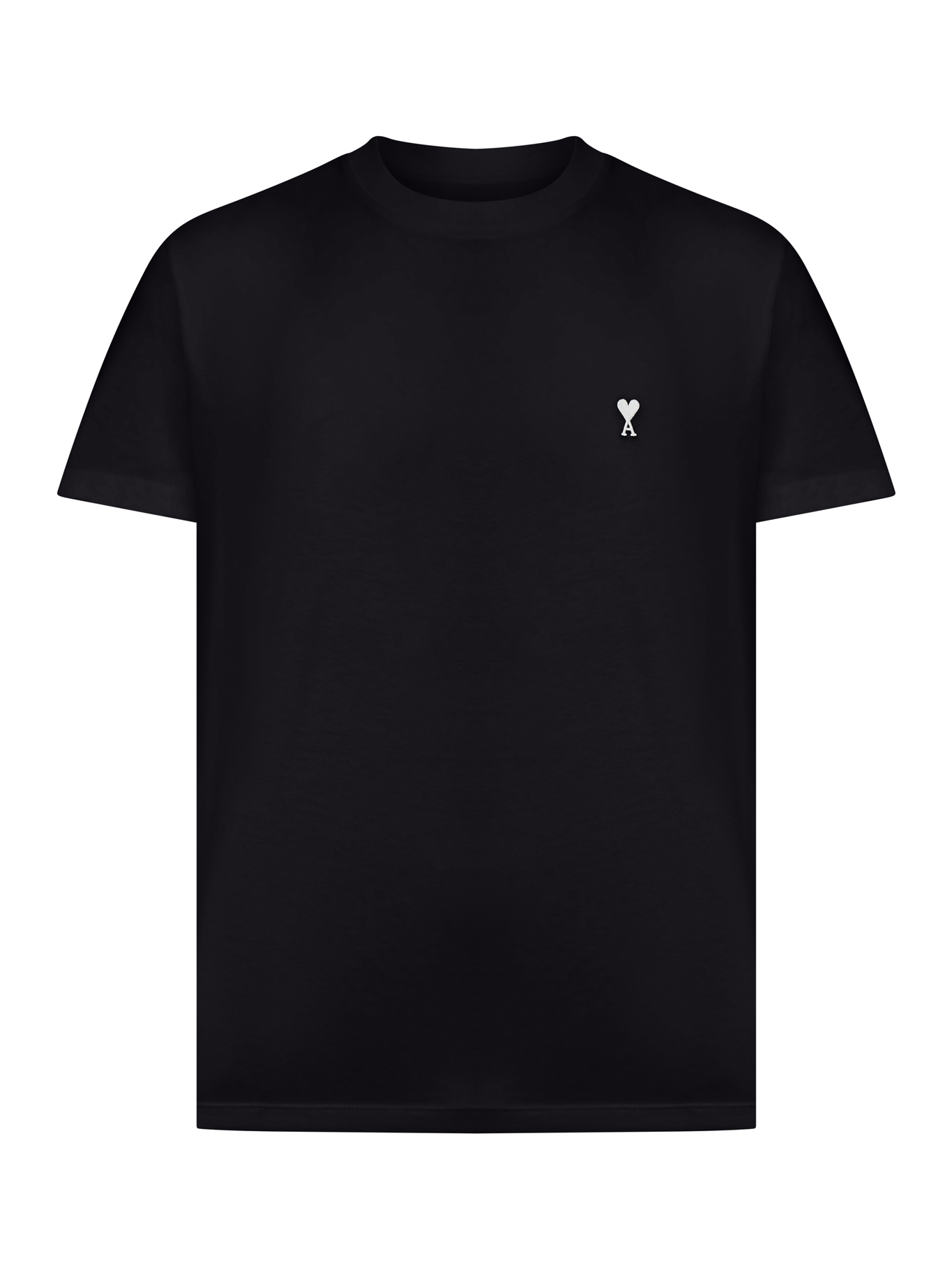 [Ami Paris] T-shirts Short Sleeve FW26 HTS346724045 NOIR BLANC CREME