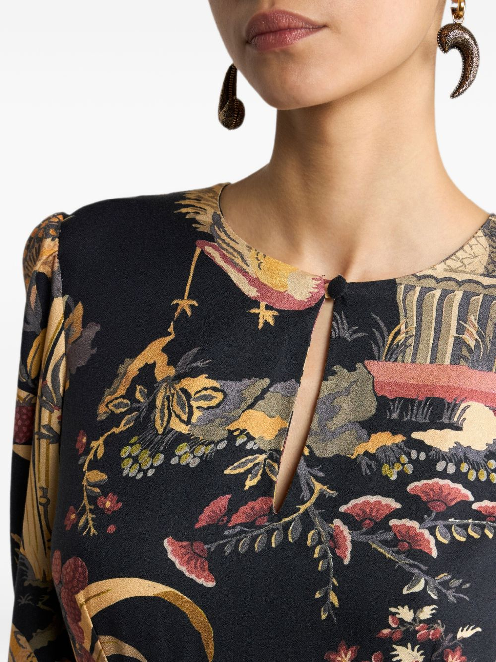 [Etro] Long sleeve dress FW26 WRHA051999SA419X0813