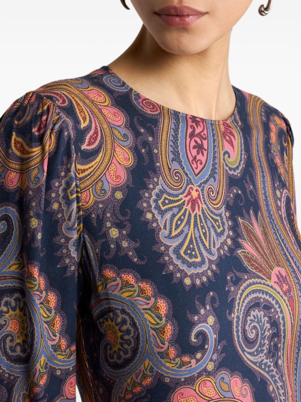 [Etro] Long sleeve dress FW26 WRHA056399SA418X0885