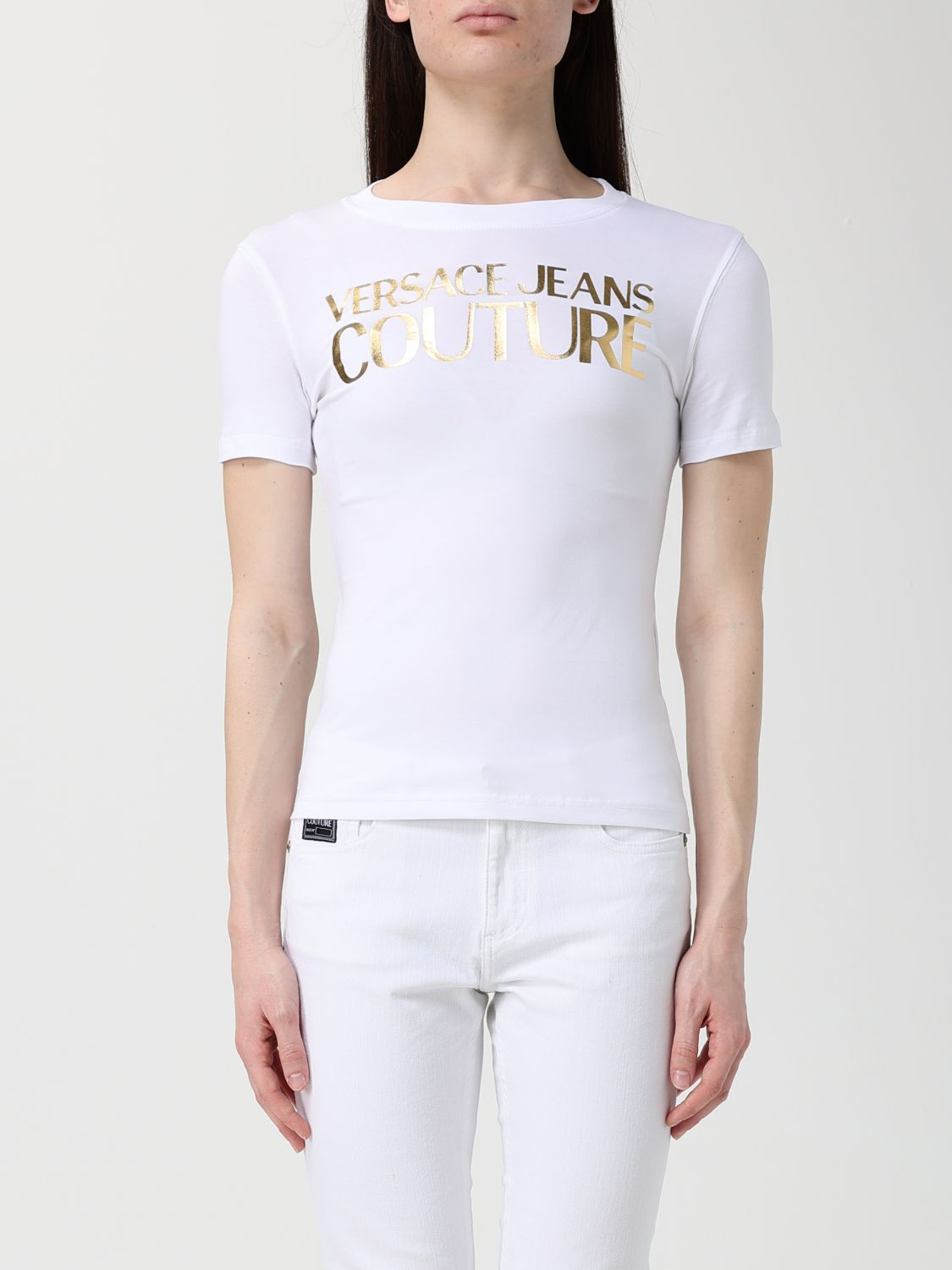 [VERSACE JEANS COUTURE] T-shirts Short Sleeve SS26 80HAHT00CJ03T G03