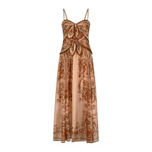 [Zimmermann] Sleeveless dress FW26 8062DSS261PPSFL