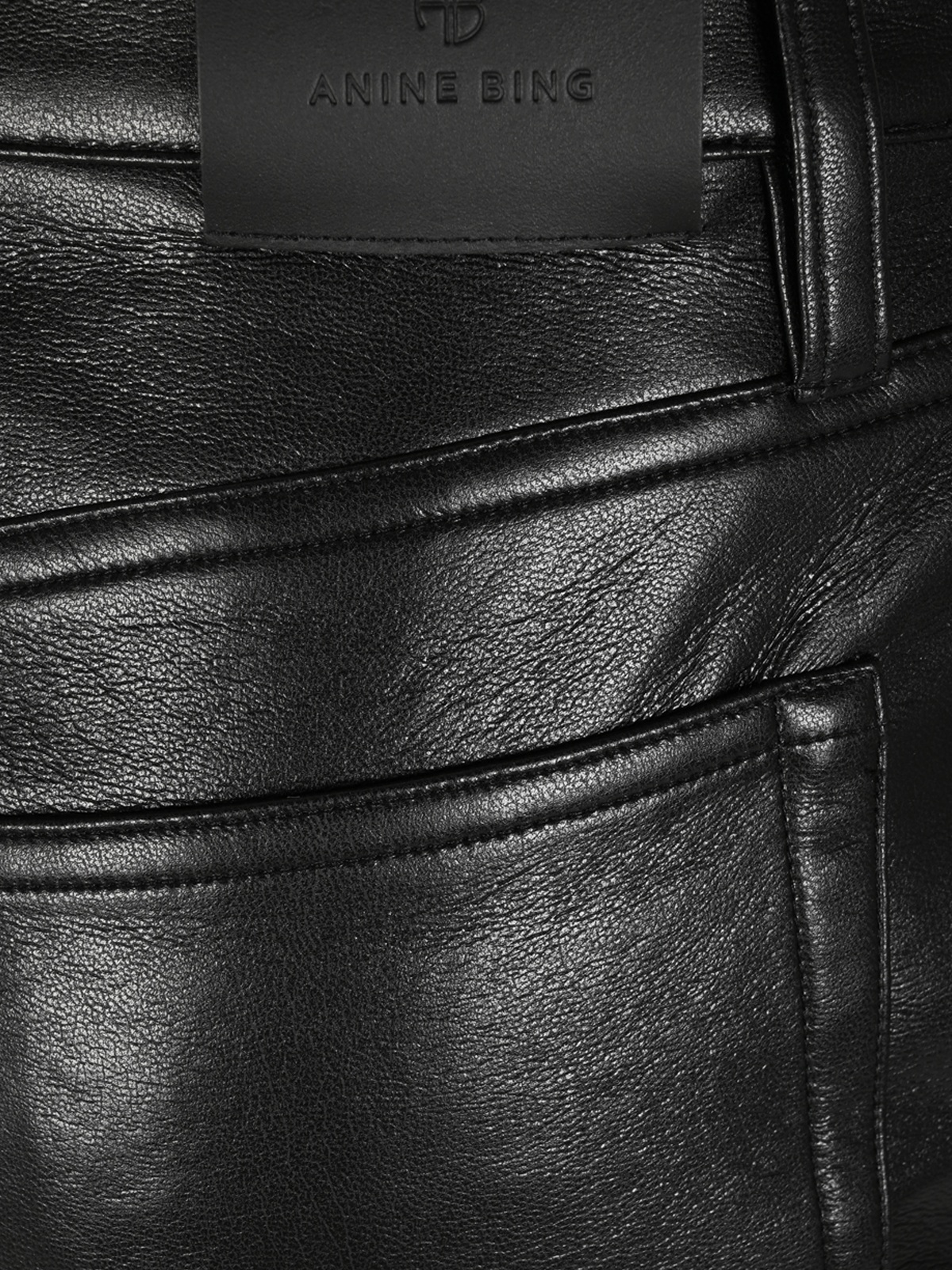 [Anine Bing] Pants FW26 A0310307BLK26