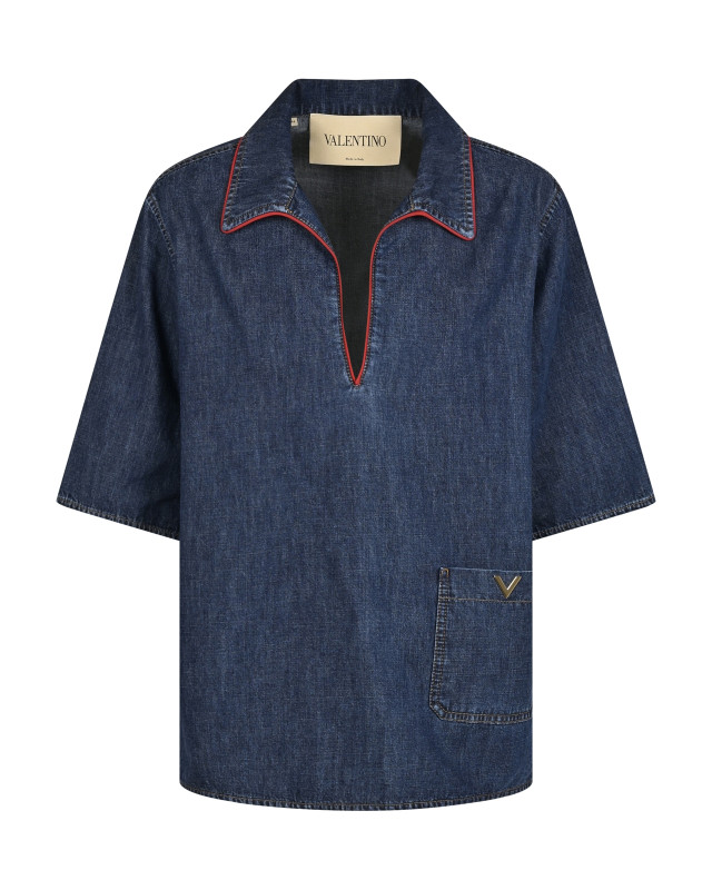 [Valentino] Shirts Short Sleeve FW26 9B3DB03R9YA528
