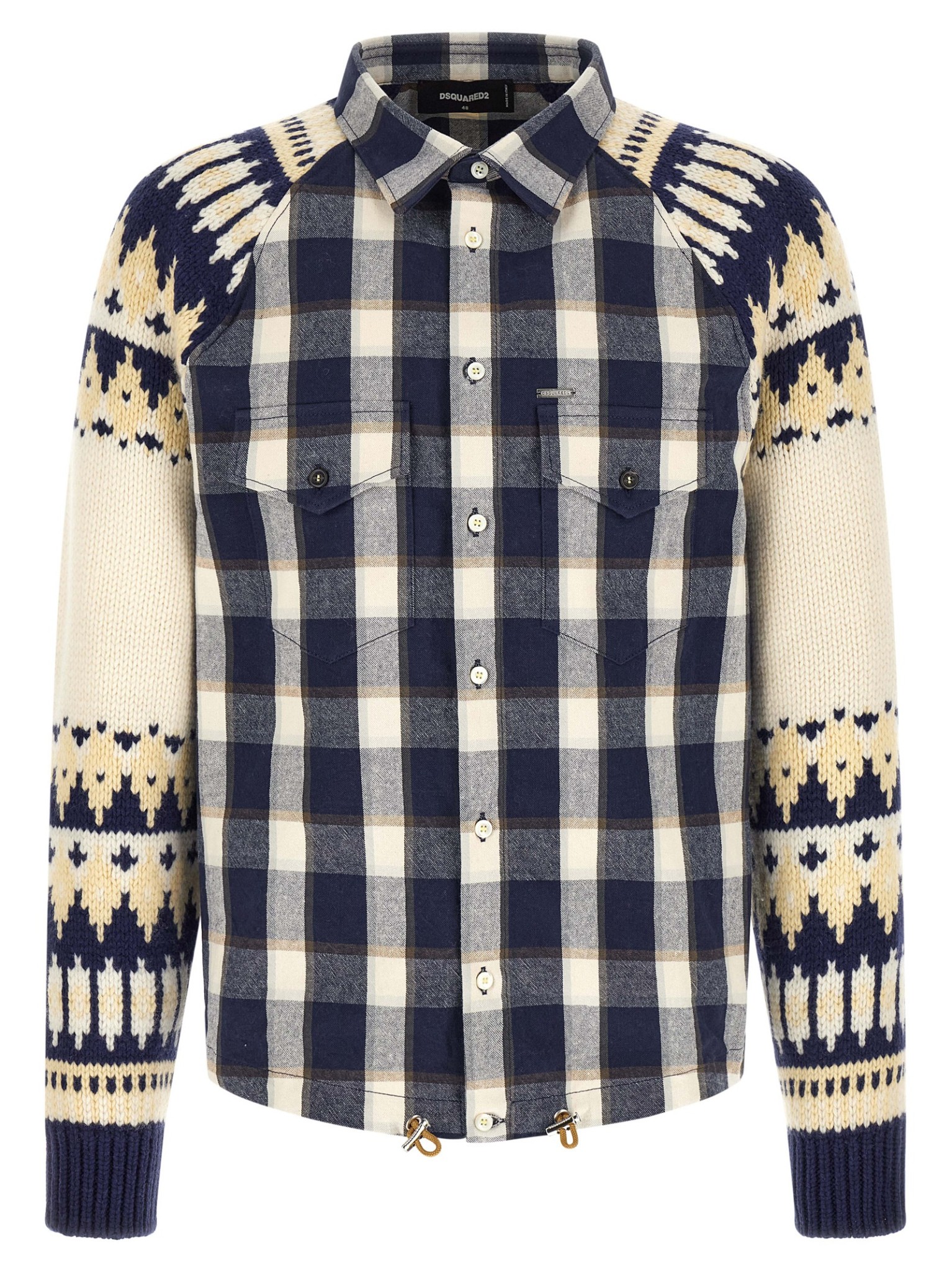 [Dsquared2] Shirts Long Sleeve FW26 S74DM1038D35355001F