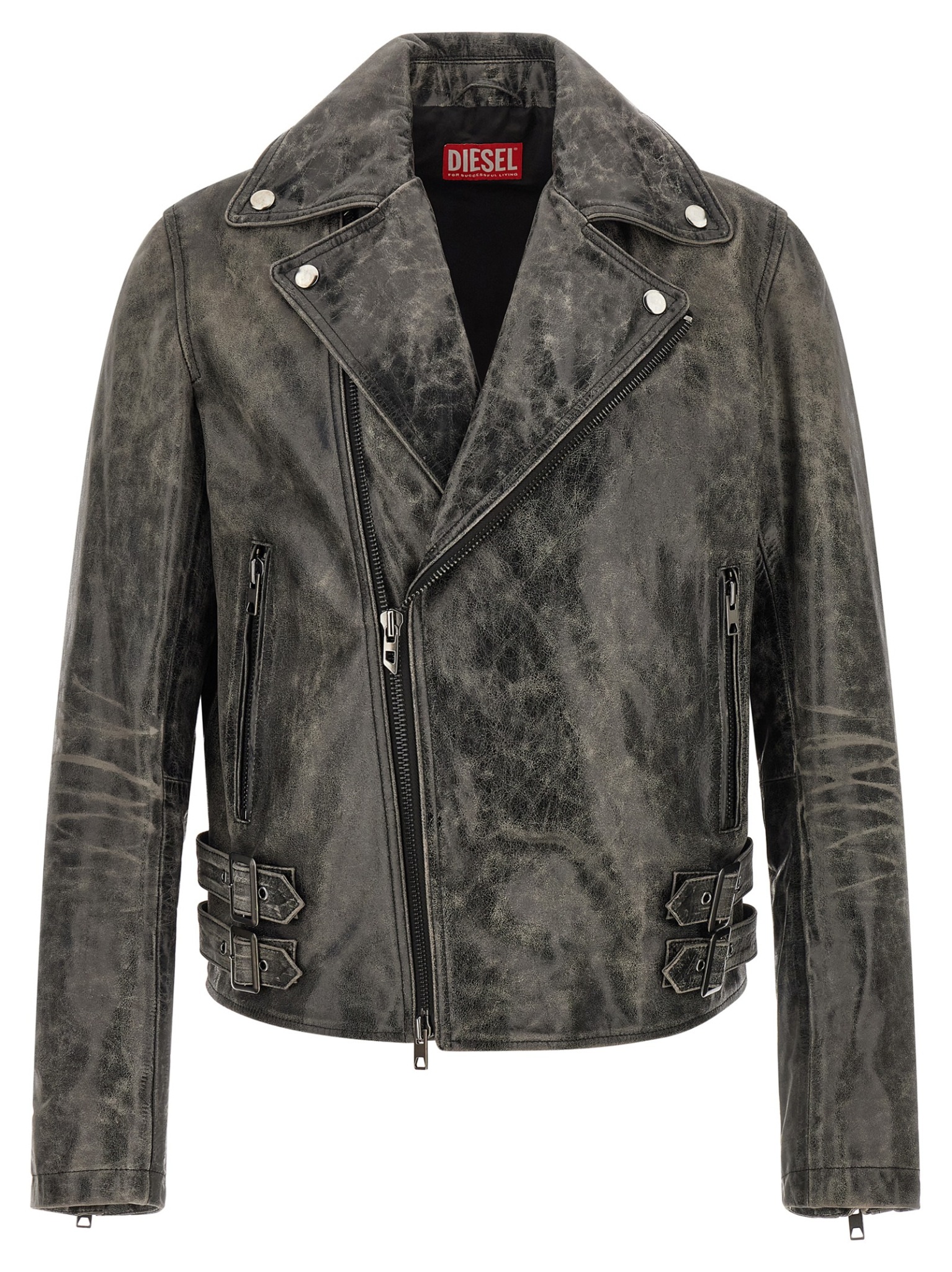 [Diesel] Leather Jacket FW26 A228440CJCM9XX