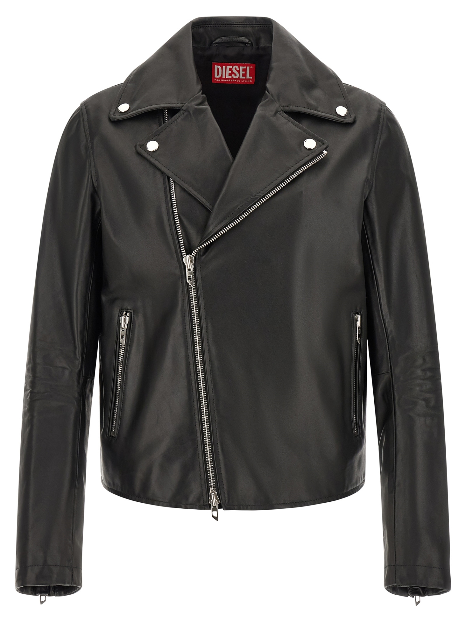 [Diesel] Leather Jacket FW26 A204620CECH9XX