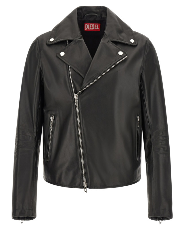 [Diesel] Leather Jacket FW26 A204620CECH9XX