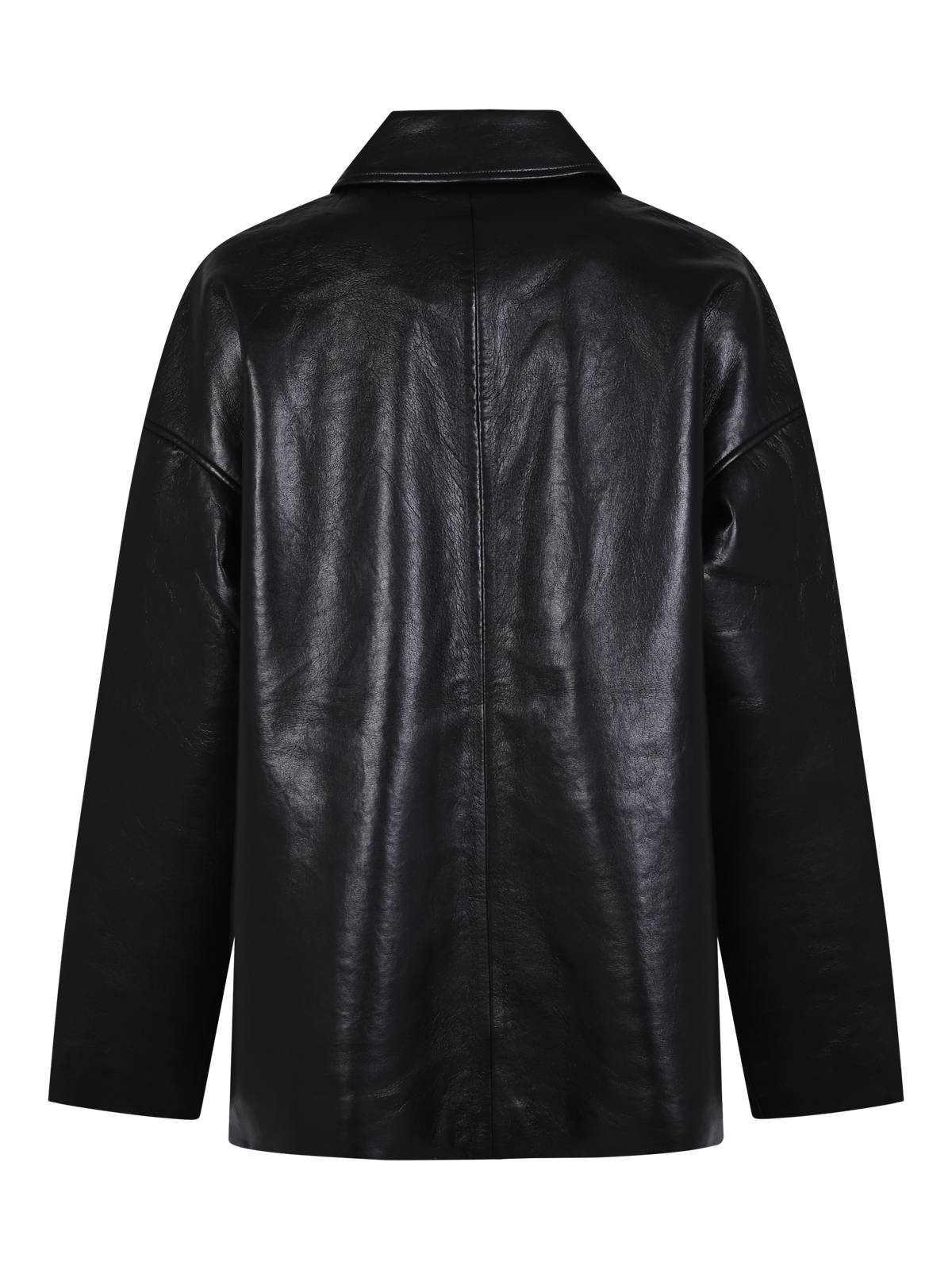 [Anine Bing] Leather Jacket FW26 A0111029BLK26