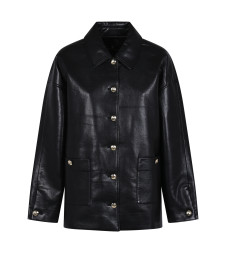 [Anine Bing] Leather Jacket FW26 A0111029BLK26