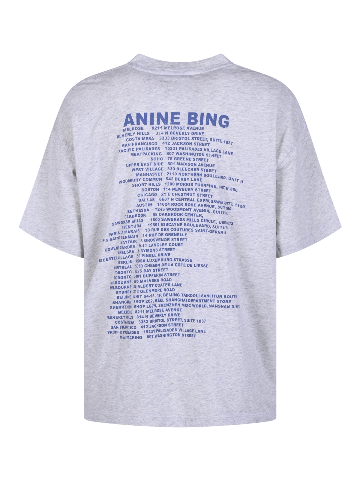 [Anine Bing] T-shirts Short Sleeve FW26 A0812929GRY1