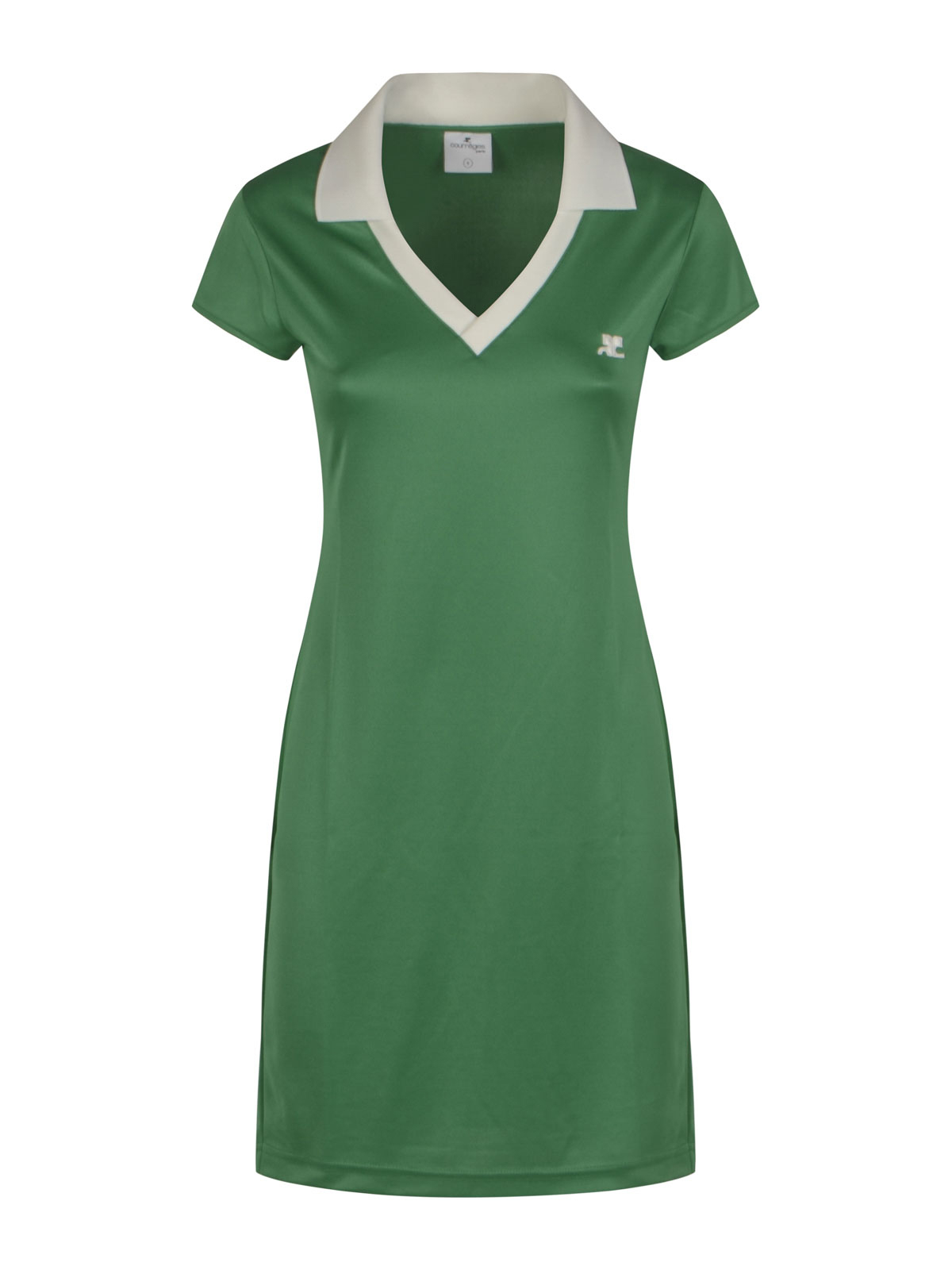 [Courreges] Short sleeve dress FW26 826JR0945JS0195B273