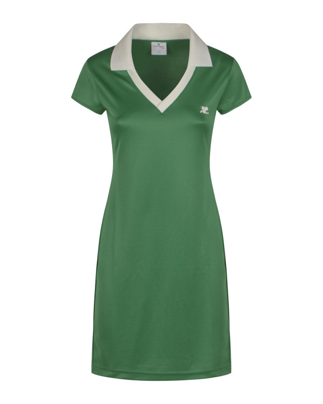 [Courreges] Short sleeve dress FW26 826JR0945JS0195B273