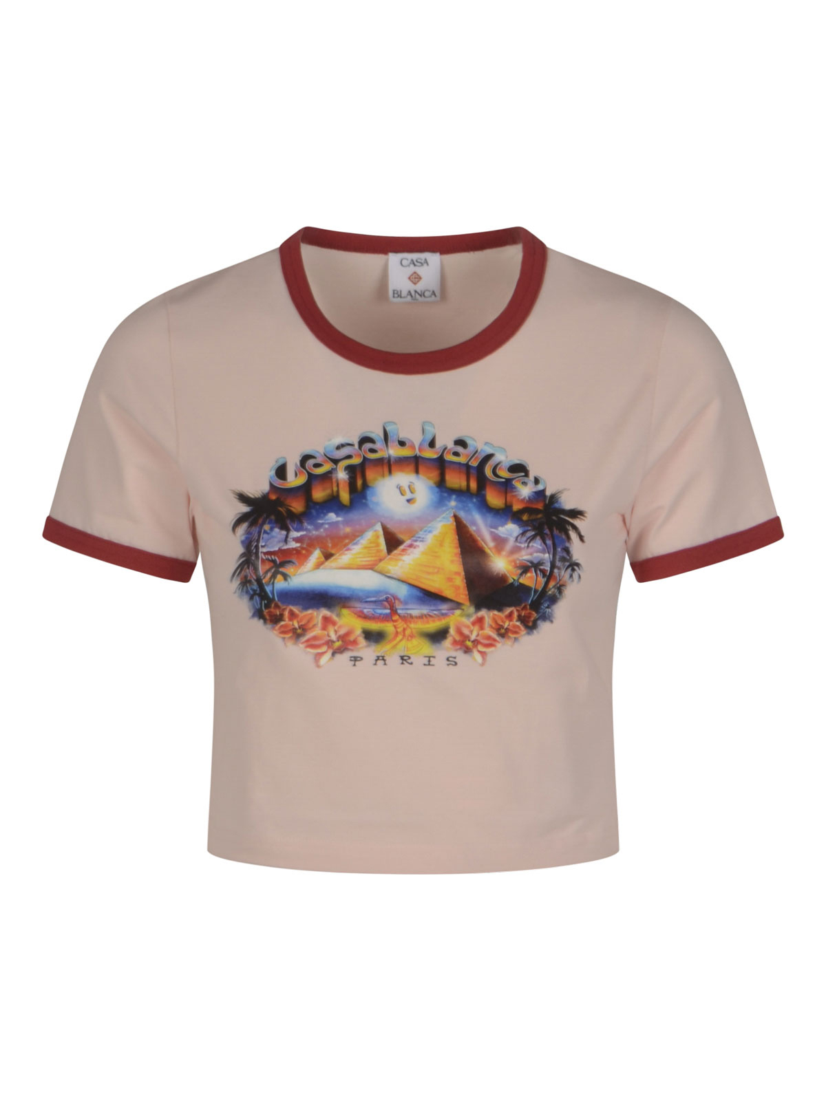 [Casablanca] T-shirts Short Sleeve FW26 WPF26JTS01001