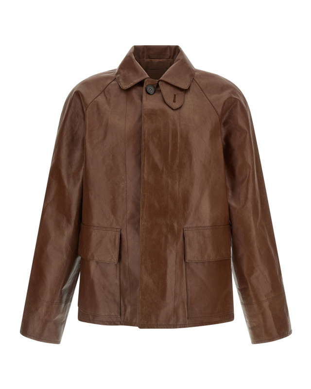 [Prada] Leather Jacket SS26 UPW603SOOO180OF0BW5