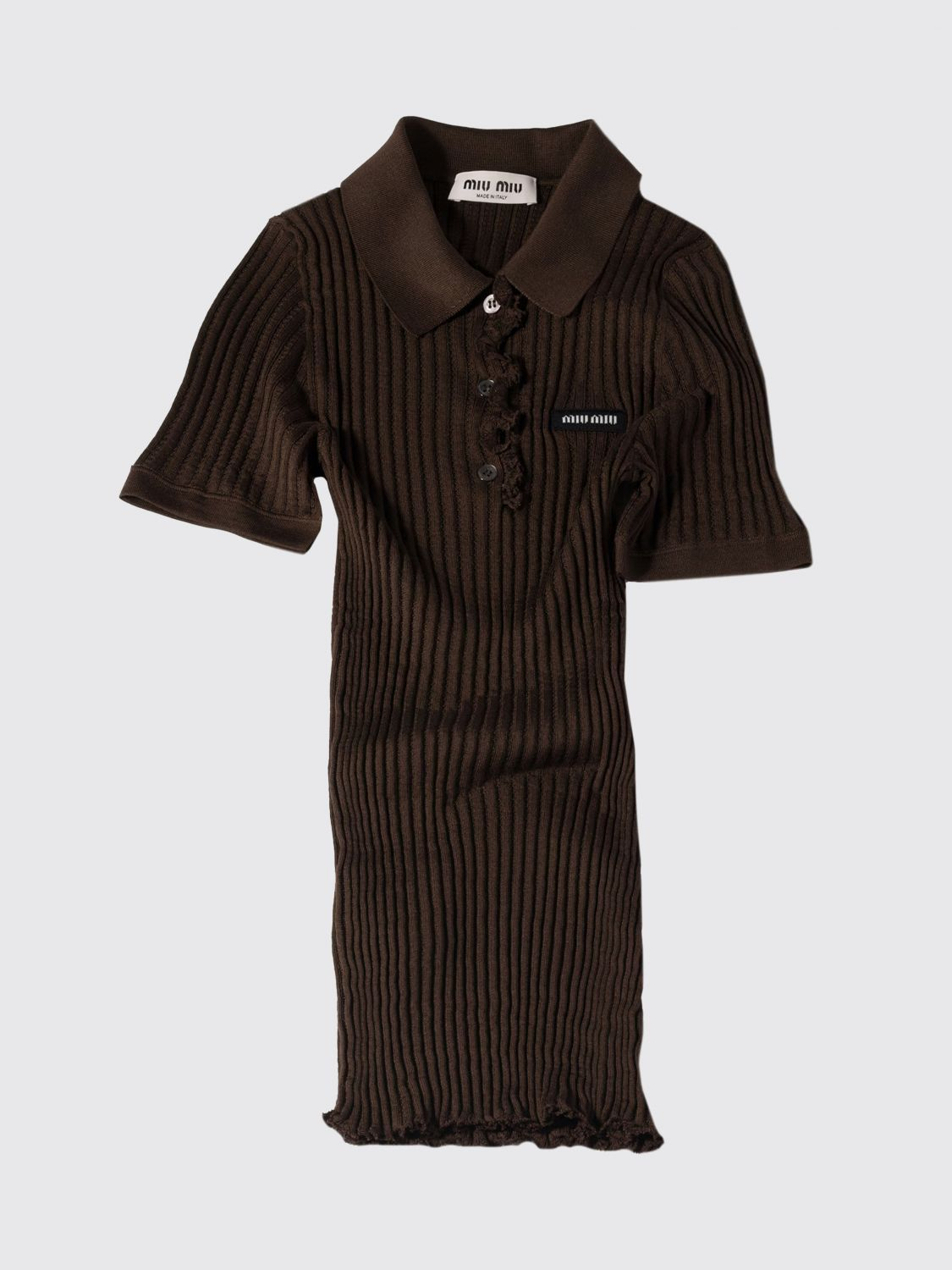 [Miu Miu] T-shirts Short Sleeve FW26 MML06U191X F0324
