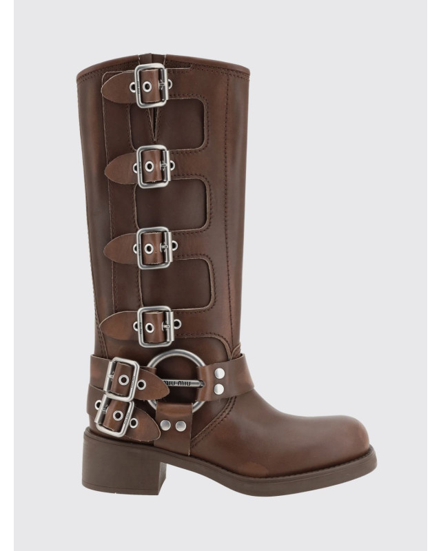 [Miu Miu] Boots FW26 5W792DFA0503F33 F0038