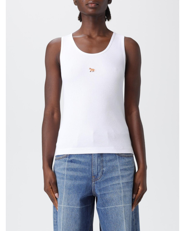 [MAISON KITSUNE] T-shirts Sleeveless SS26 PW00623KA0033 P100