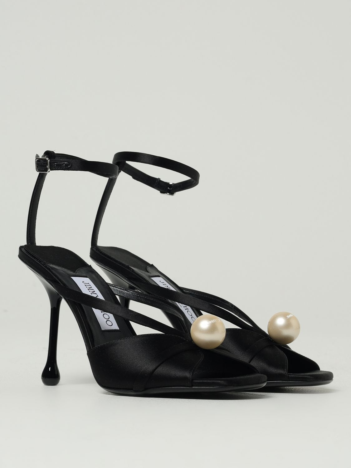 [Jimmy Choo] Sandals FW25 SIVA95AOD BLACK/WHITE