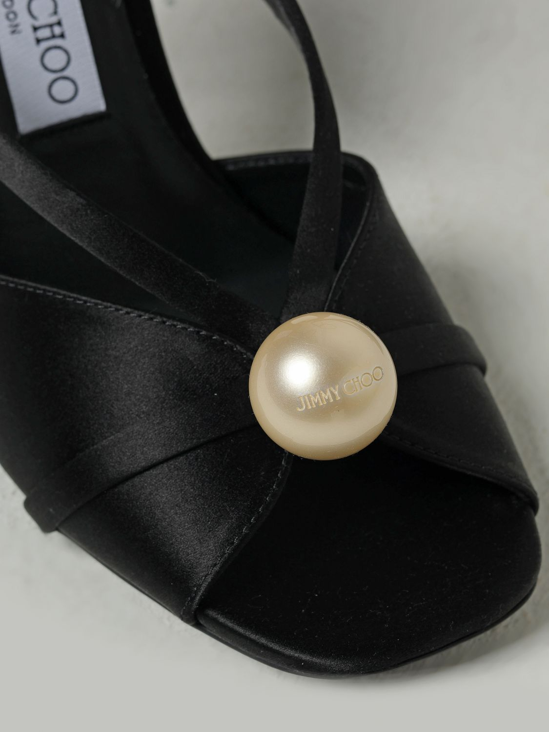 [Jimmy Choo] Sandals FW25 SIVA95AOD BLACK/WHITE