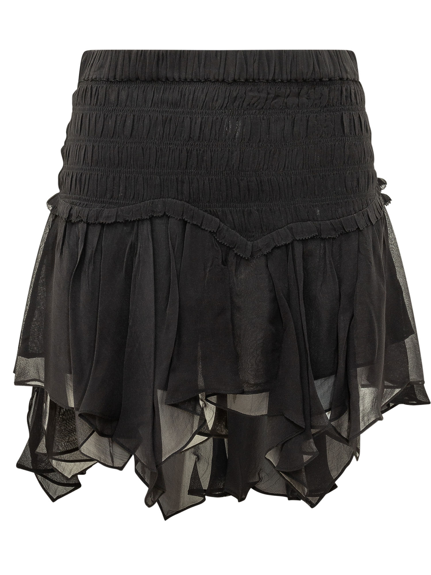 [Marant Etoile] Mini skirt FW26 26AJU0541FAD3J01E 01BK