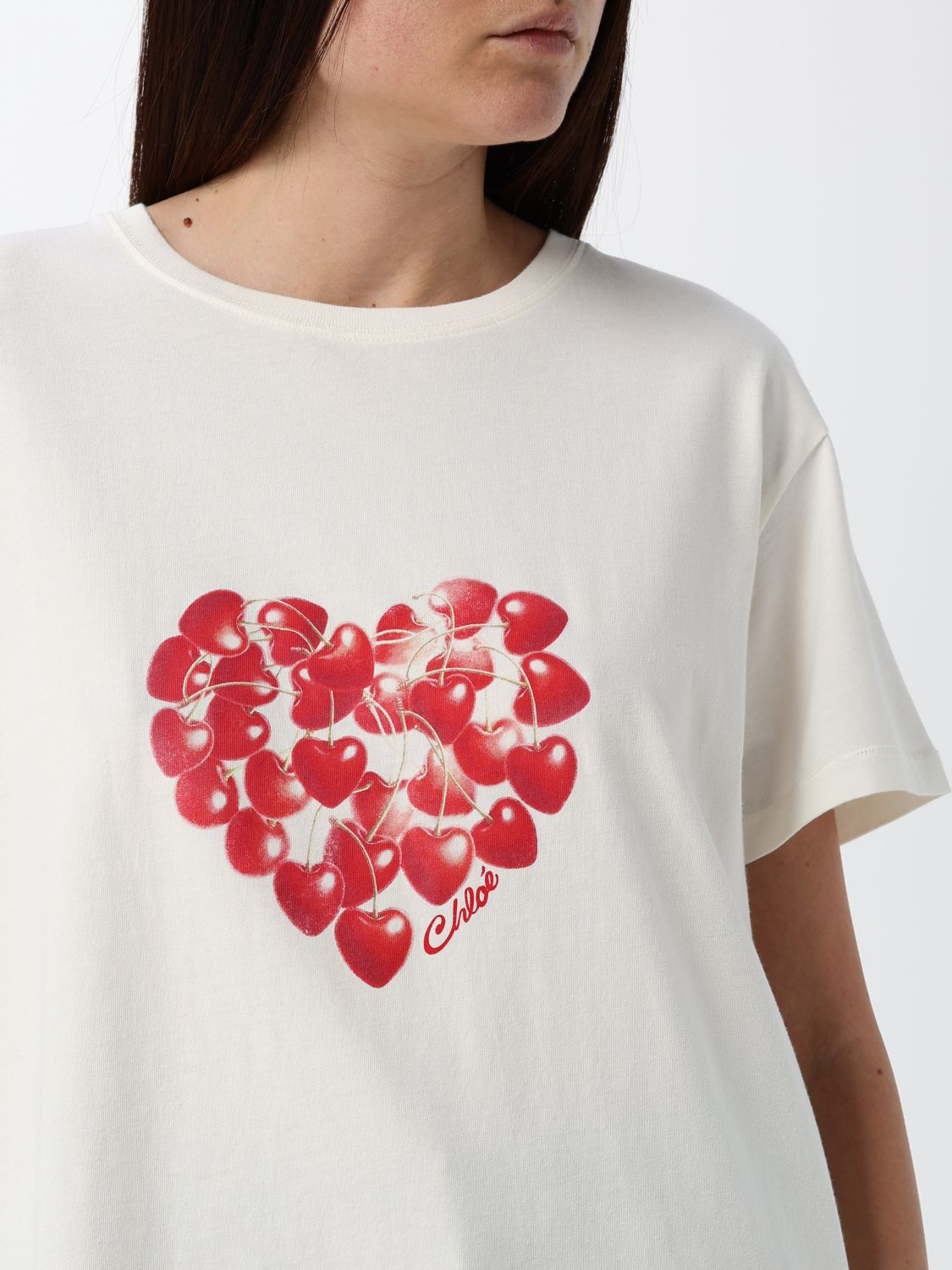 [Chloe] T-shirts Short Sleeve FW26 CH26AJH41880 107