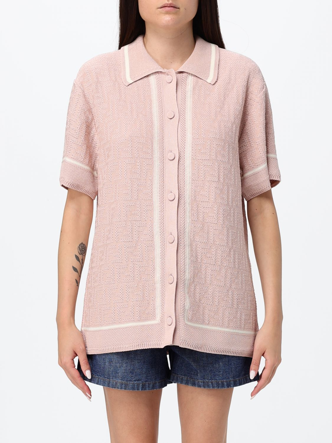 [Fendi] T-shirts Short Sleeve FW26 FZE584AV8Q F1WX8