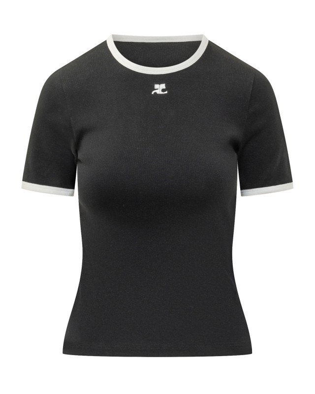 [Courreges] T-shirts Short Sleeve FW26 VESJTS017JS0070 9901