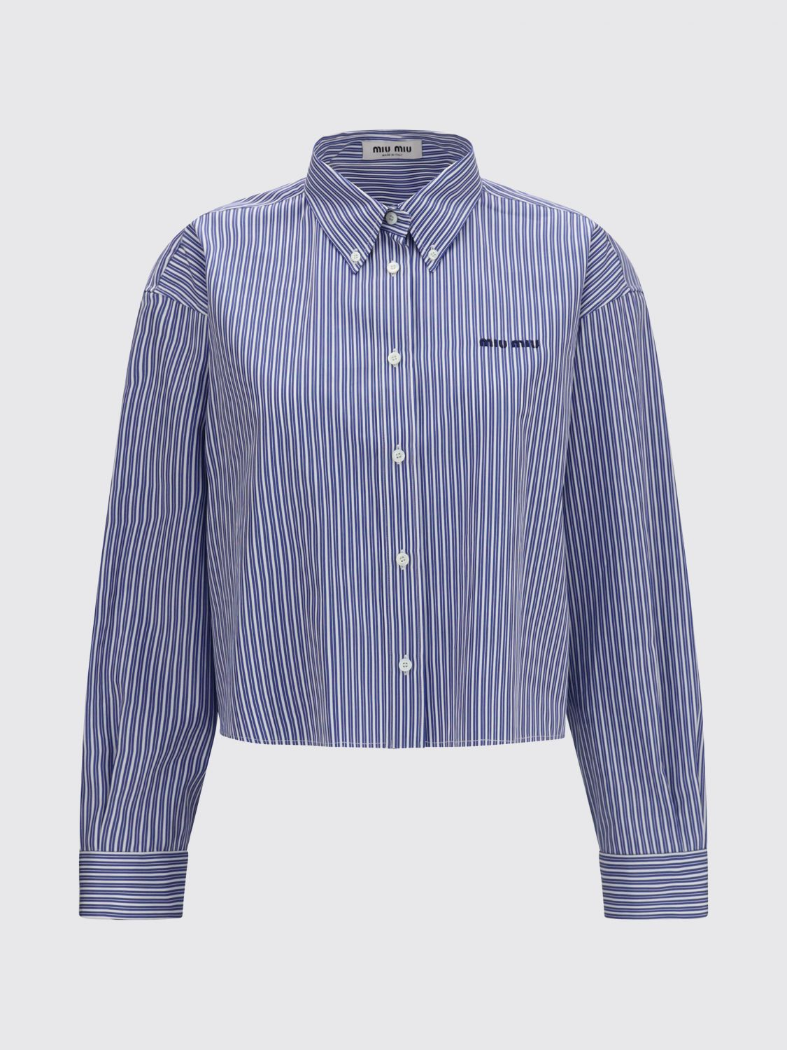 [Miu Miu] Shirts Long Sleeve FW26 MK2047SOOO195D F098Z