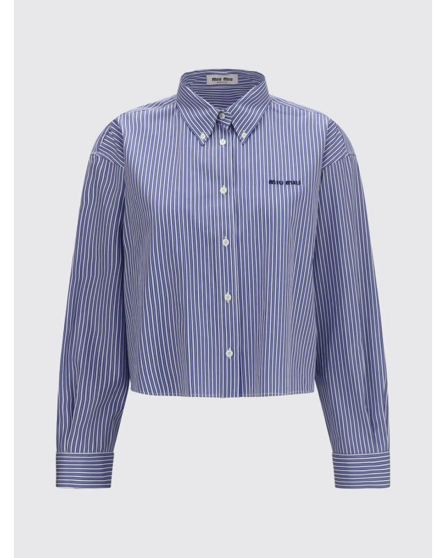 [Miu Miu] Shirts Long Sleeve FW26 MK2047SOOO195D F098Z