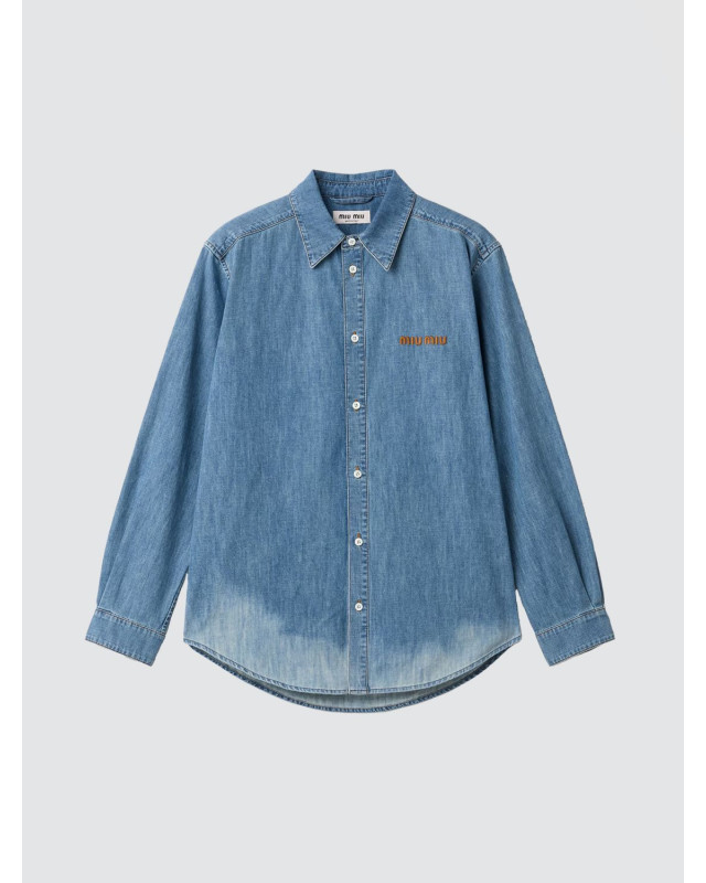 [Miu Miu] Shirts Long Sleeve FW26 GWC143193K F0013