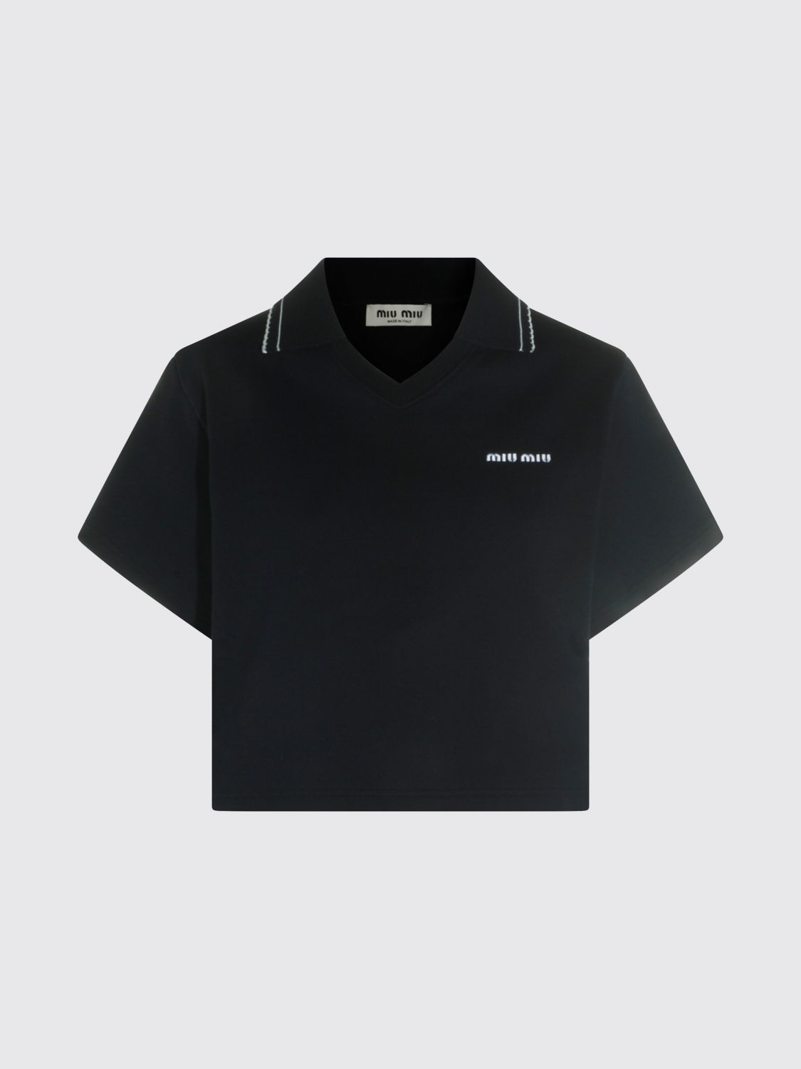 [Miu Miu] T-shirts Short Sleeve FW26 MJNA41SOOO191L F0008