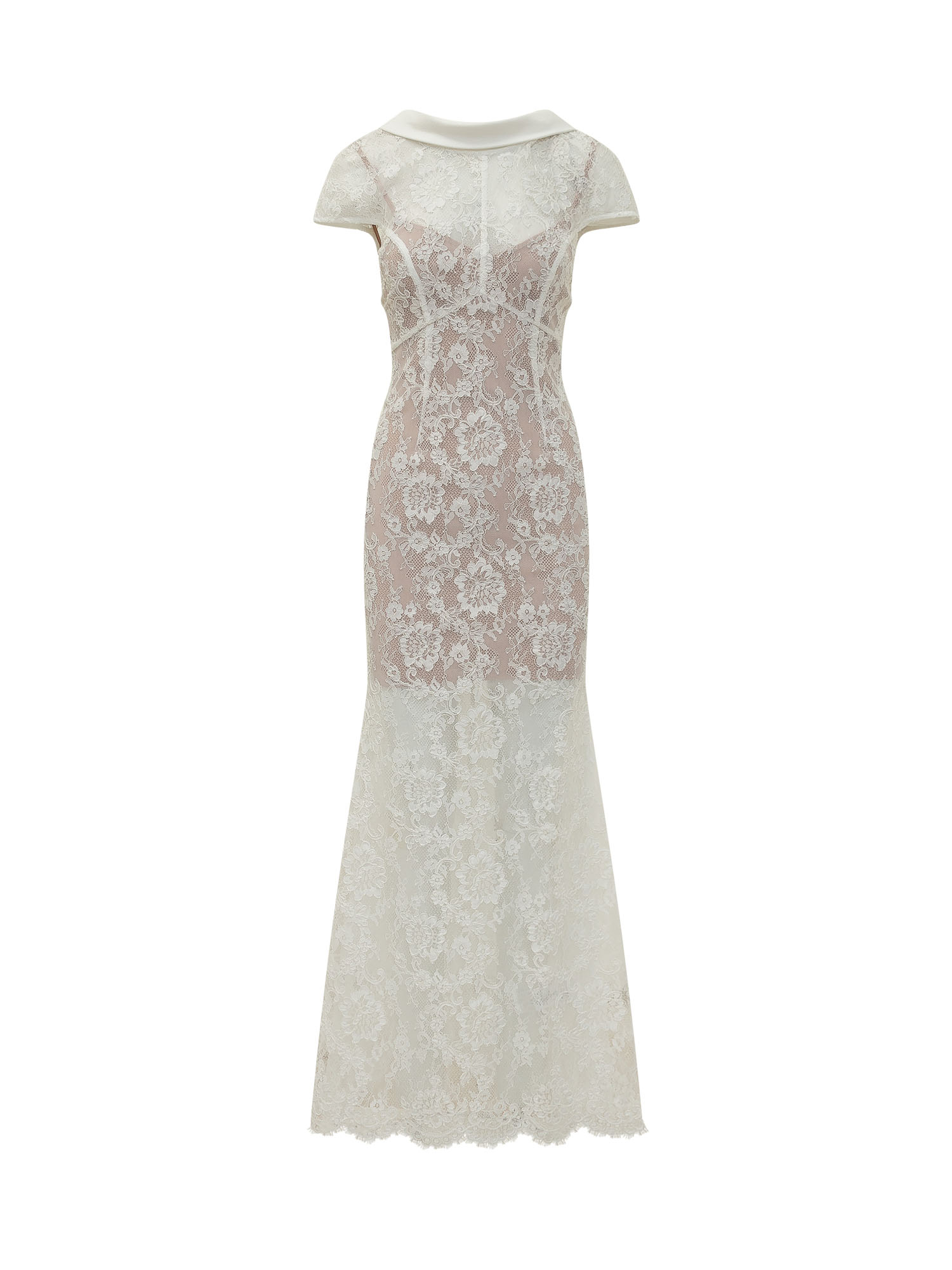 [Self-portrait] Sleeveless dress SS26 SS26254XW WHITE