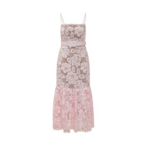 [Self-portrait] Sleeveless dress SS26 SS26007MAP PINK