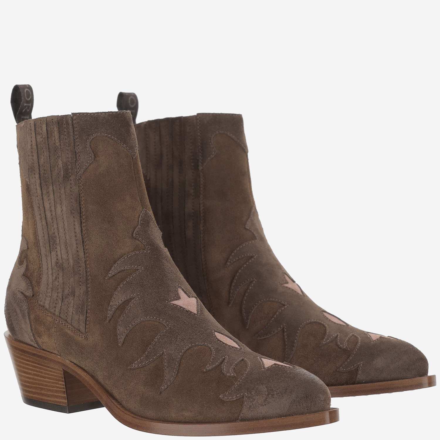 [Sartore] Ankle Boots SS26 SR3645VXVELOURESPRESSOSESAMO