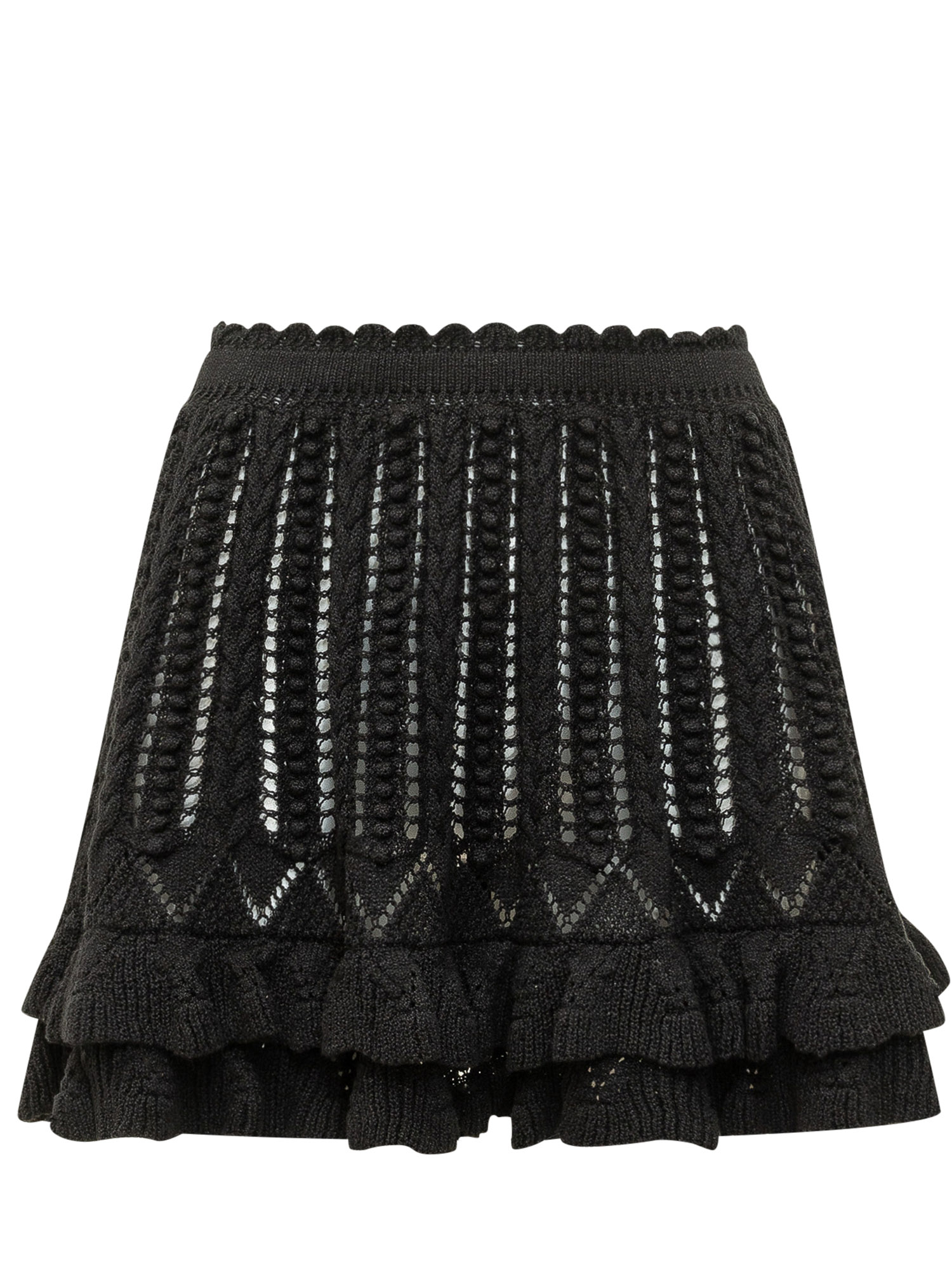 [Marant Etoile] Mini skirt SS26 26PJU0473FAD1L04E 01BK