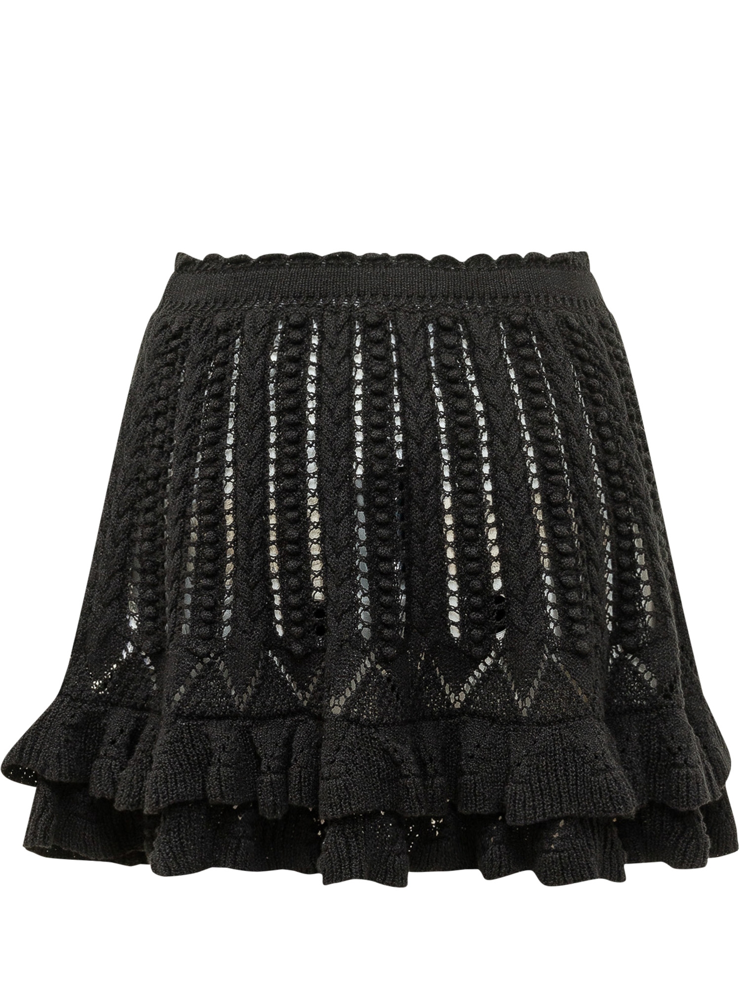 [Marant Etoile] Mini skirt SS26 26PJU0473FAD1L04E 01BK