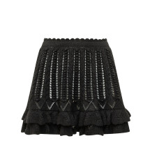 [Marant Etoile] Mini skirt SS26 26PJU0473FAD1L04E 01BK