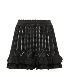 [Marant Etoile] Mini skirt SS26 26PJU0473FAD1L04E 01BK
