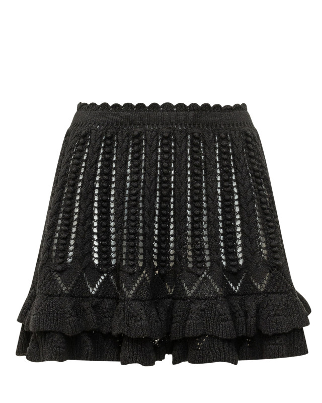 [Marant Etoile] Mini skirt SS26 26PJU0473FAD1L04E 01BK