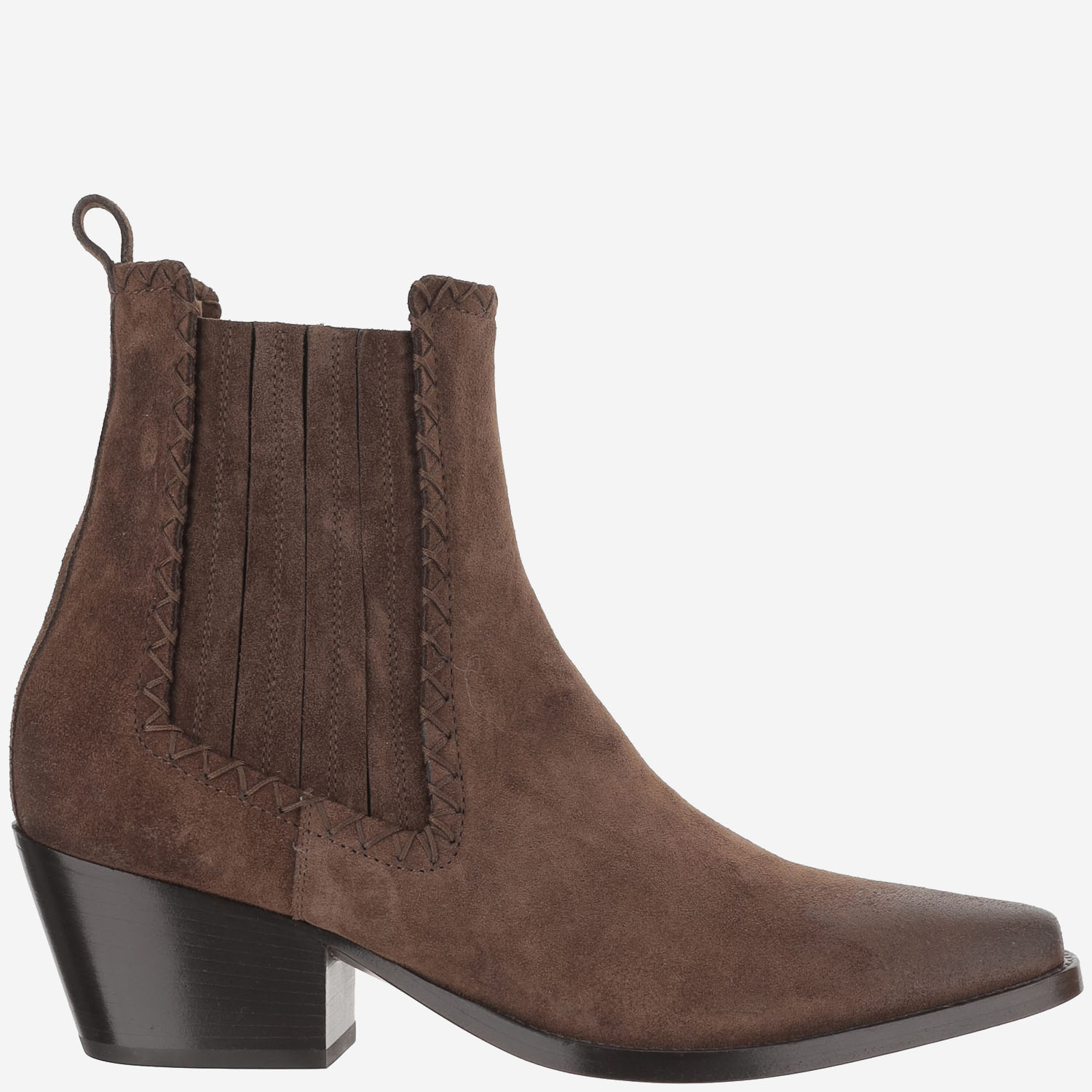[Sartore] Ankle Boots SS26 SR490404VELOURMUSTANG