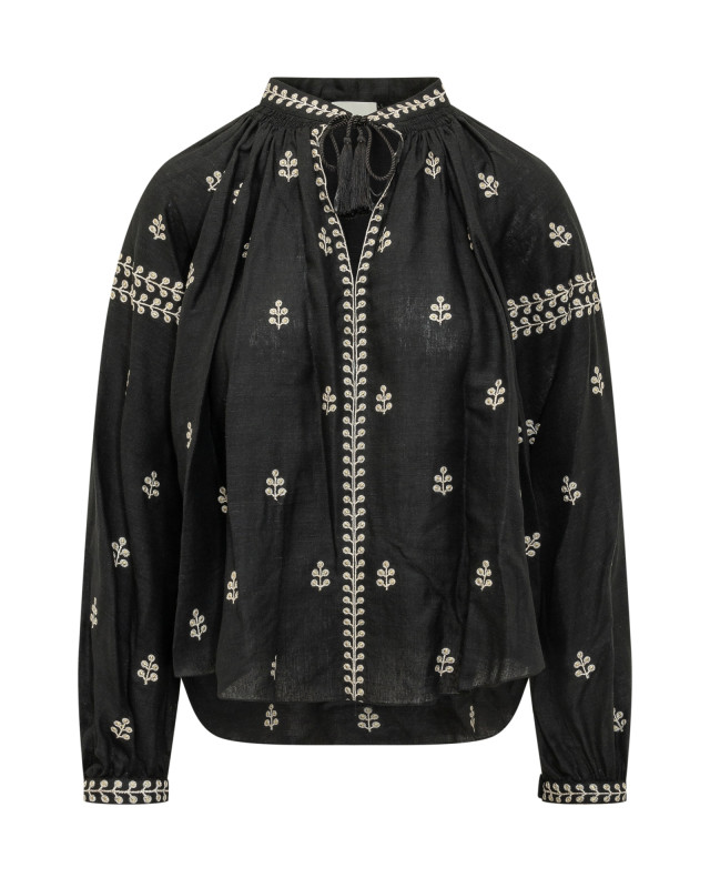 [Isabel Marant] Blouse SS26 26PHT0826FAD1J12I 01BK