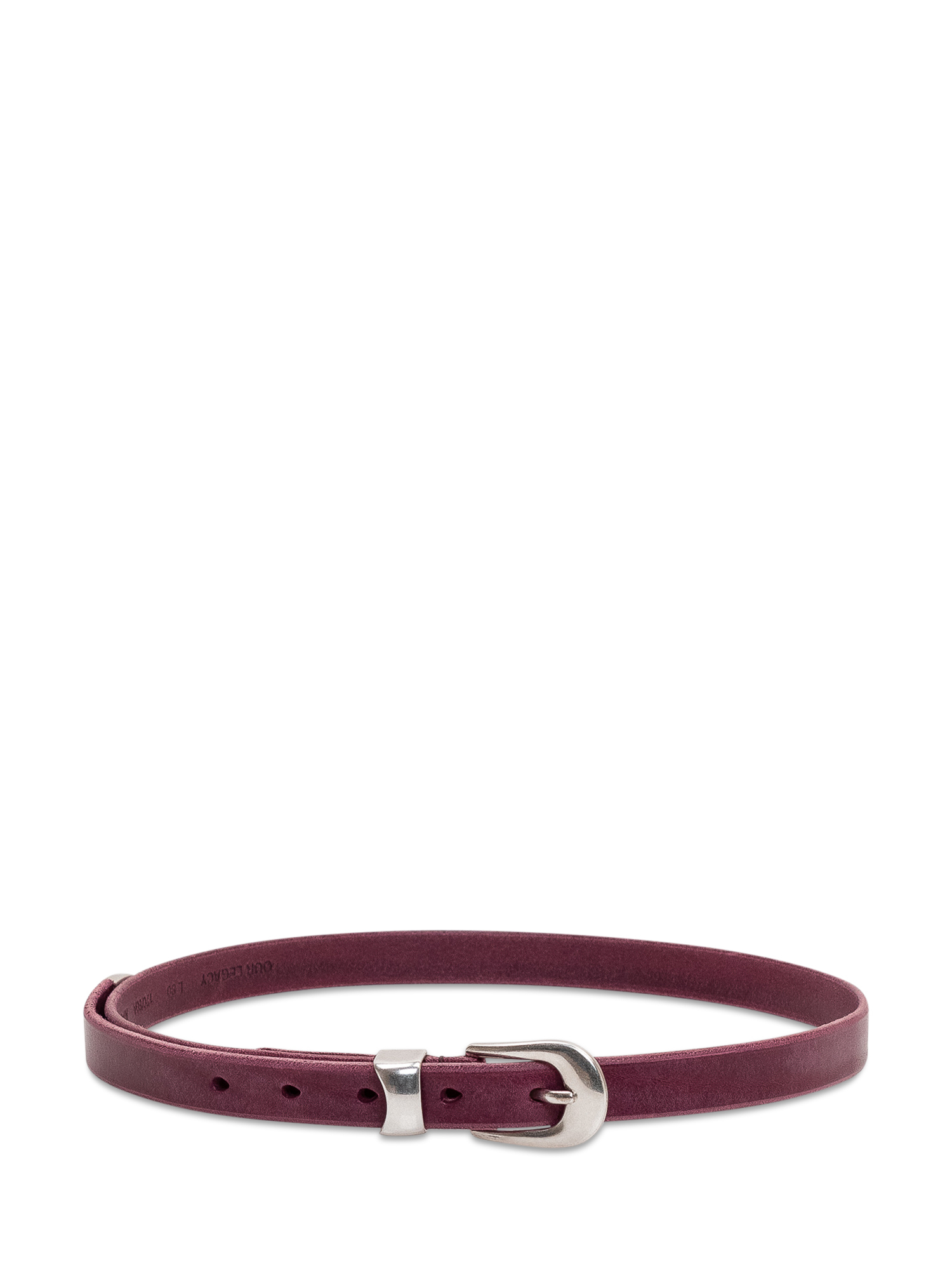 [Our Legacy] Belt SS26 A2268HS SHADOW BERRY