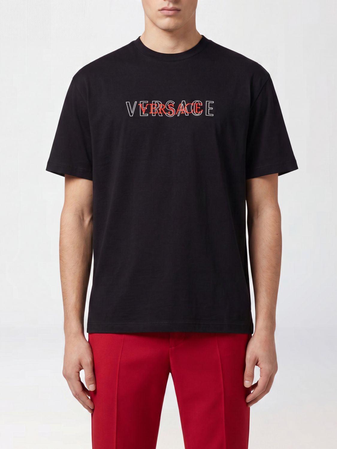 [Versace] T-shirts Short Sleeve FW26 10259461A18391 1B000