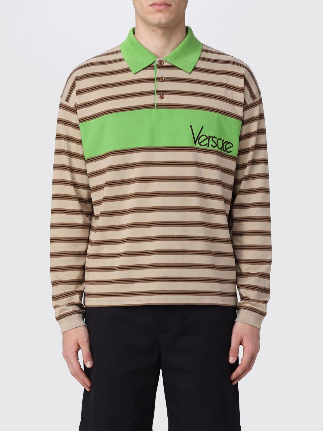 [Versace] T-shirts Long Sleeve FW26 10255121A18439 6K980